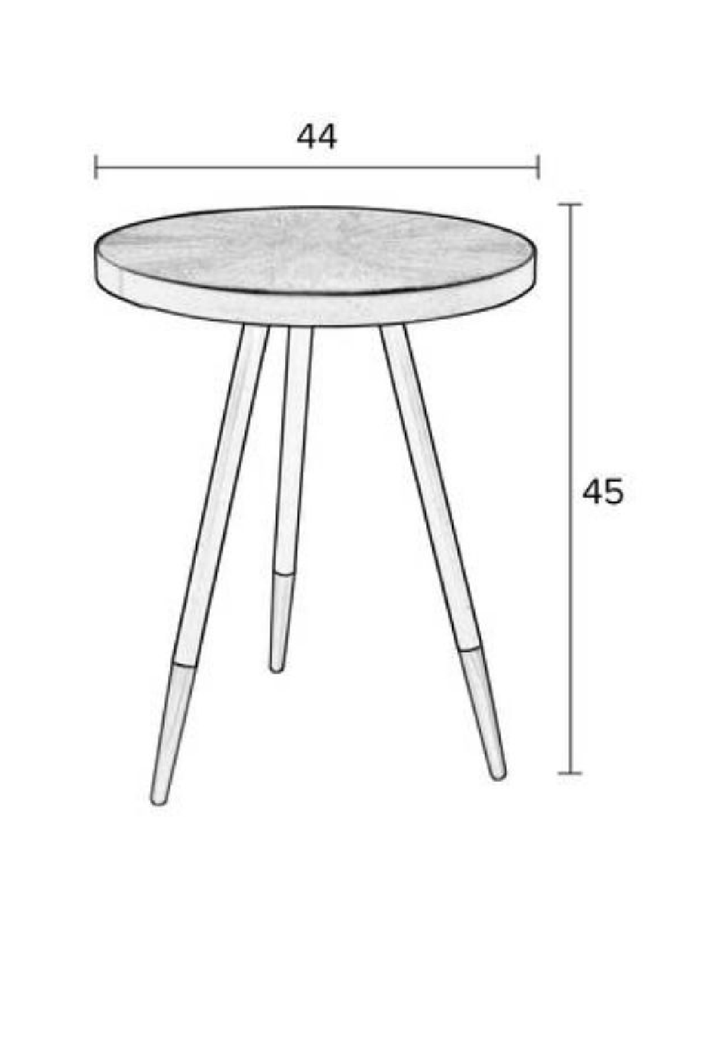 Gold Rim Console Table | DF Denise | OROA.com