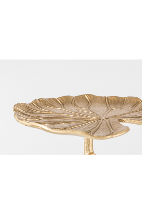 Art Deco Leaf Side Table | DF Lily | OROA.com
