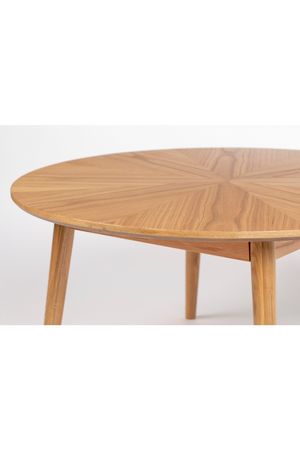 Round Oak Coffee Table | DF Fabio | Oroa.com