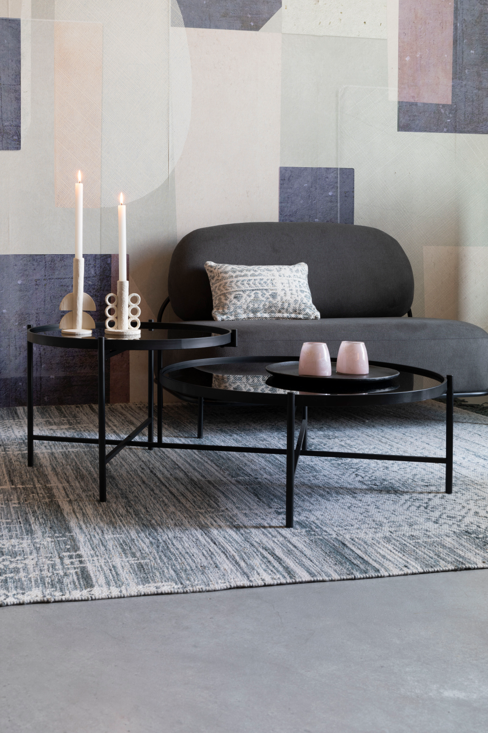 Black Contemporary Coffee Table | DF Li | OROA.com
