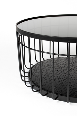 Black Industrial Coffee Table | DF Lance | OROA.com
