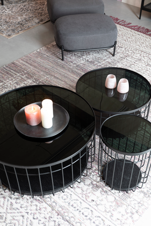 Black Industrial Coffee Table | DF Lance | OROA.com