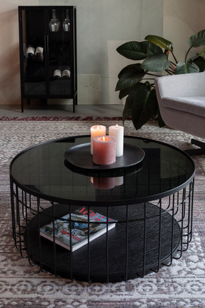 Black Industrial Coffee Table | DF Lance | OROA.com