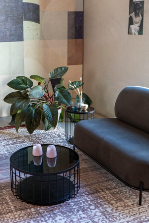 Black Industrial Side Table | DF Lance | Oroa.com