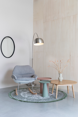 Minimalist Pedestal Side Table L | DF Ringar | OROA.com