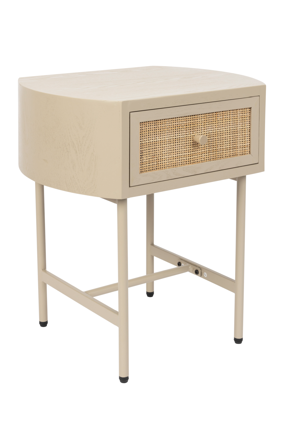 Beige Lacquered Side Table | DF Amaya | OROA.com