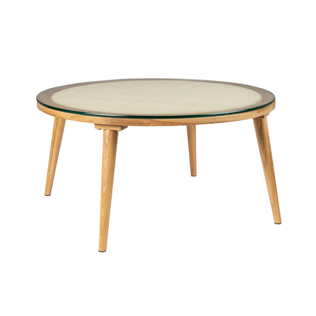Modern European furniture - Round Oak Coffee Table - www.oroa.com