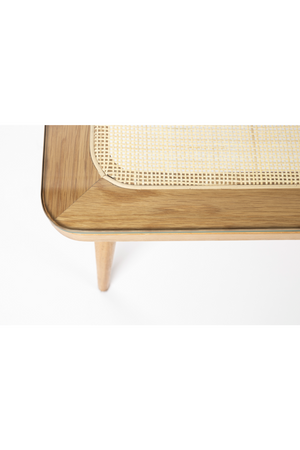 Natural Rattan Modern Coffee Table | DF Haru | OROA.com