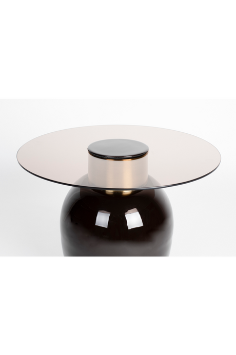 Glass Modern Side Table | DF Mohra | OROA.com
