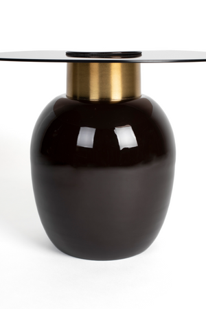 Glass Modern Side Table | DF Mohra | OROA.com