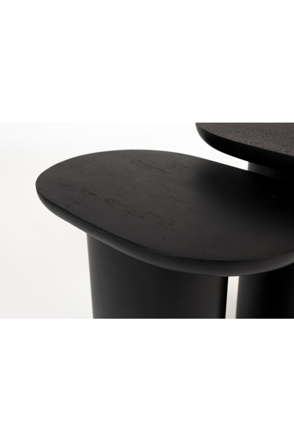 Black Mango Wood Side Tables (2) | DF Bela | OROA.com
