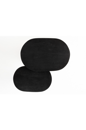 Black Mango Wood Side Tables (2) | DF Bela | OROA.com