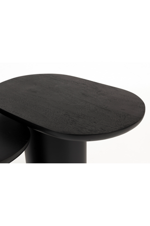 Black Mango Wood Side Tables (2) | DF Bela | OROA.com