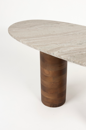 Marble Oval Coffee Table | DF Kouk | OROA.com