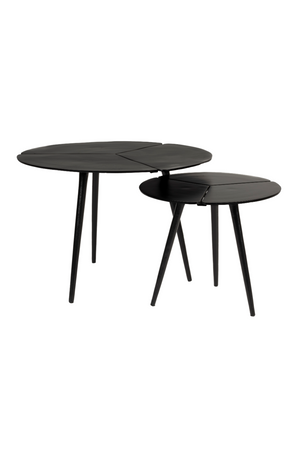 Black Aluminum Side Tables (2) | DF Kourdebour | OROA.com