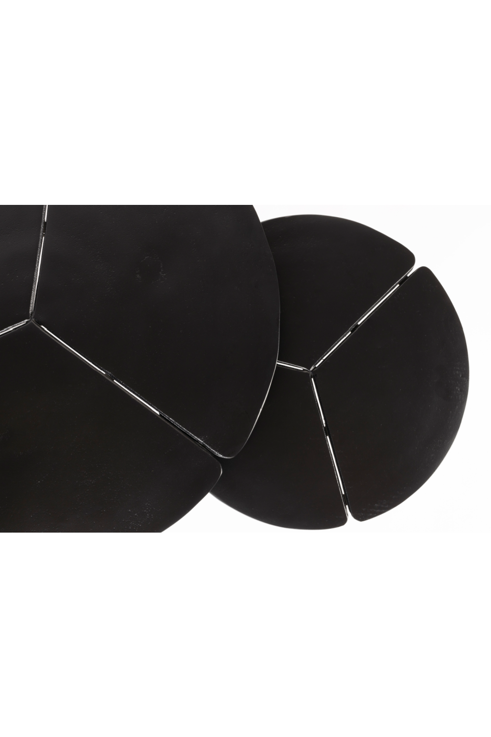 Black Aluminum Side Tables (2) | DF Kourdebour | OROA.com