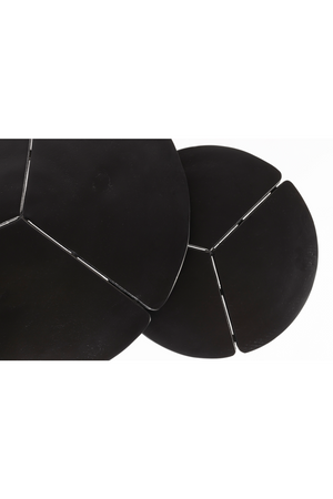 Black Aluminum Side Tables (2) | DF Kourdebour | OROA.com