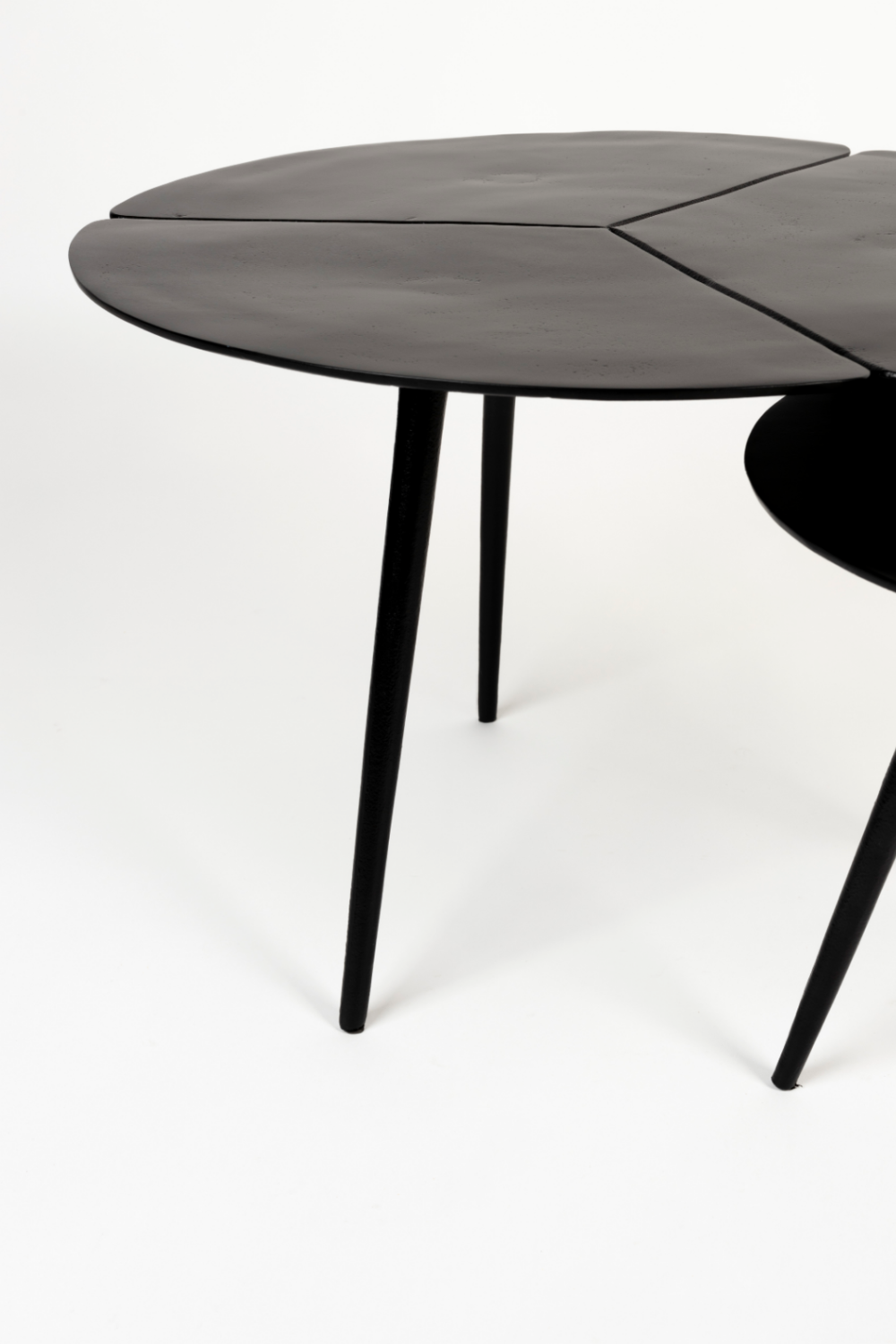 Black Aluminum Side Tables (2) | DF Kourdebour | OROA.com