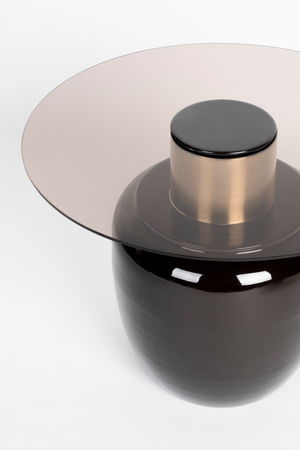 Glass Modern Side Table | DF Mohra | OROA.com