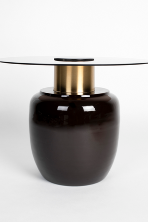 Glass Modern Side Table | DF Mohra | OROA.com