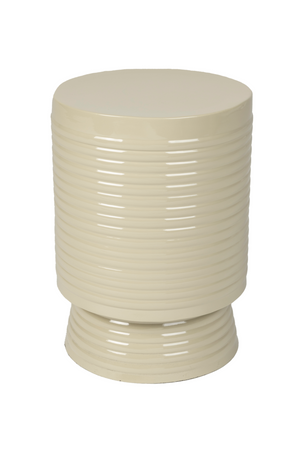 Beige Iron Side Table | DF Sven | OROA.com