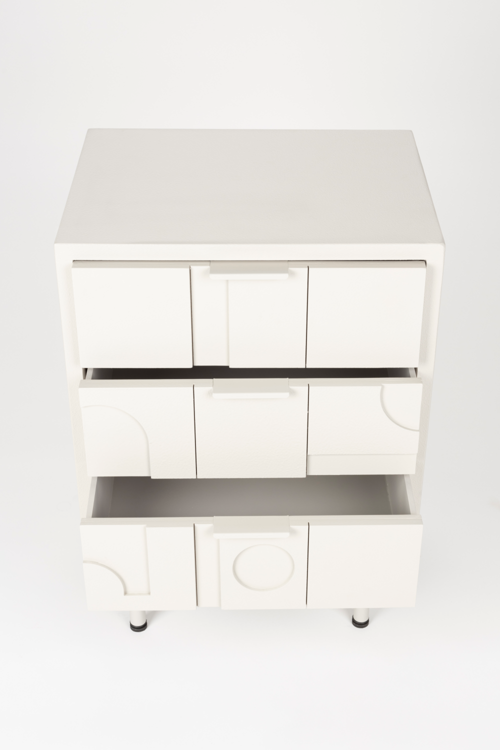 White Wooden Bedstand | DF Funk | OROA.com