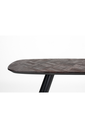 Brown Teak Console Table | DF Webster | OROA.com