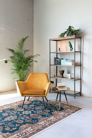 Gold Velvet Accent Chair | DF Bon | Oroatrade.com