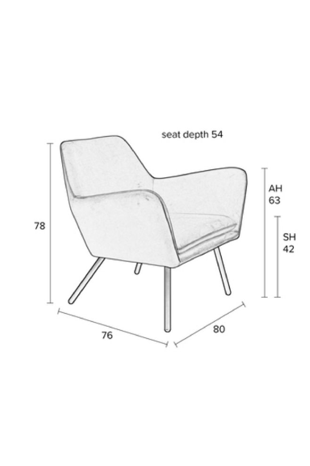 Gold Velvet Accent Chair | DF Bon | Oroatrade.com