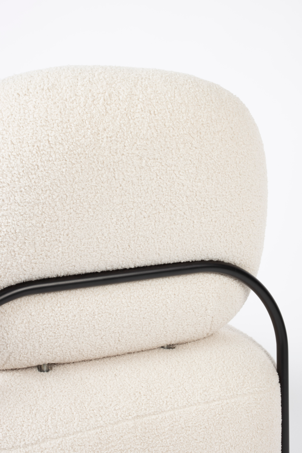 White Modern Lounge Chair | DF Polly | OROA.com