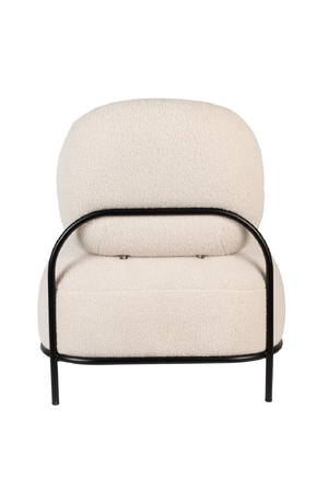 White Modern Lounge Chair | DF Polly | OROA.com
