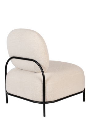 White Modern Lounge Chair | DF Polly | OROA.com