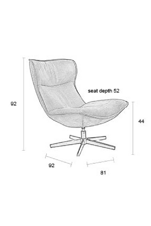 Modern Lounge Chair | DF John | OROA.com
