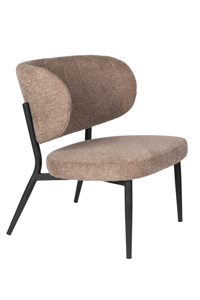 Curved-Back Lounge Chairs (2) | DF Sanne | OROA.com