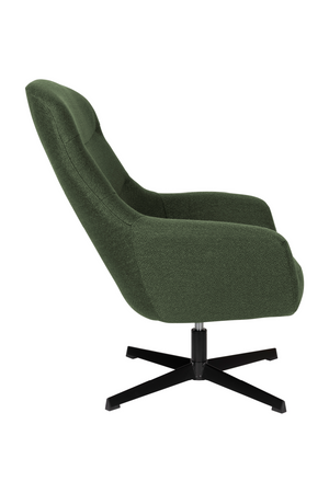 Upholstered Swivel Lounge Armchair | DF Yuki | Oroa.com