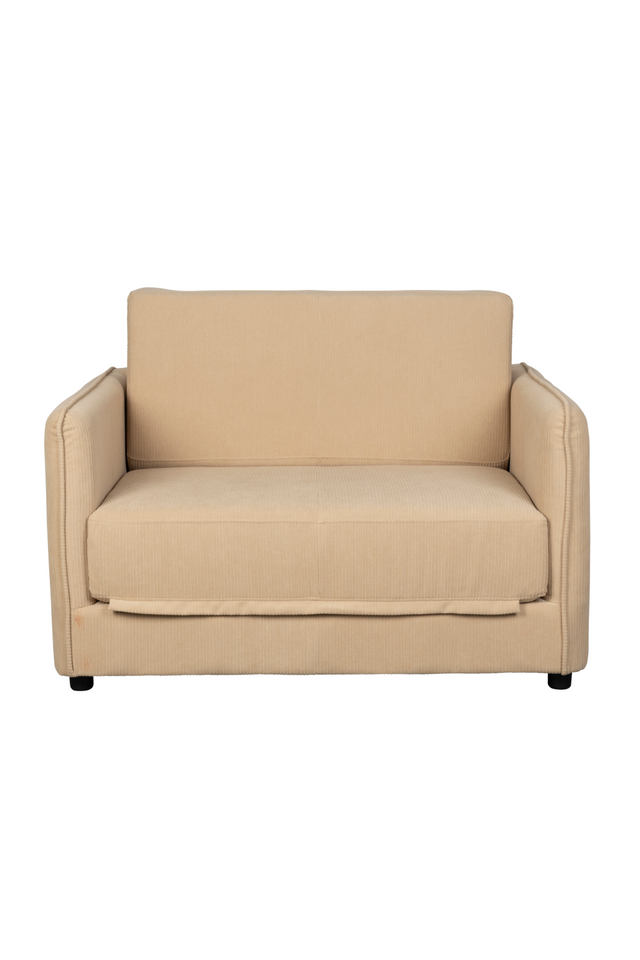 Corduroy Loveseat Sofabed | DF Jopie | OROA.com