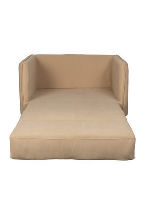 Corduroy Loveseat Sofabed | DF Jopie | OROA.com