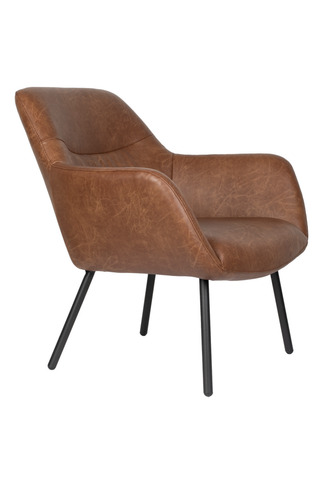 Classic Upholstered Lounge Chair | DF Dude | OROA.com