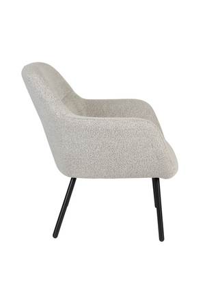 Beige Bouclé Lounge Chair | DF Dude | OROA.com