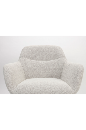 Beige Bouclé Lounge Chair | DF Dude | OROA.com