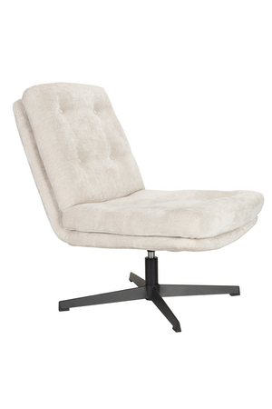 Grid-Tufted Swivel Lounge Chair | DF Kai | OROA.com