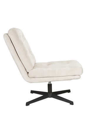 Grid-Tufted Swivel Lounge Chair | DF Kai | OROA.com