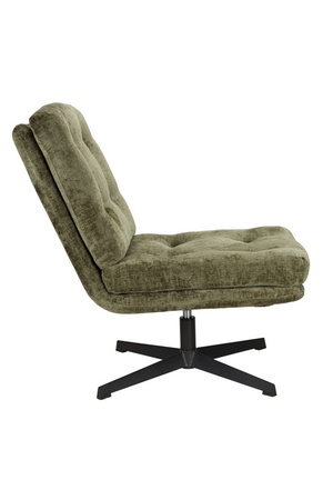 Grid-Tufted Swivel Lounge Chair | DF Kai | OROA.com
