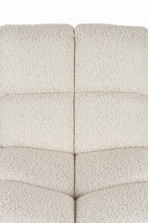 Channeled White Lounge Chair | DF Bros | OROA.com