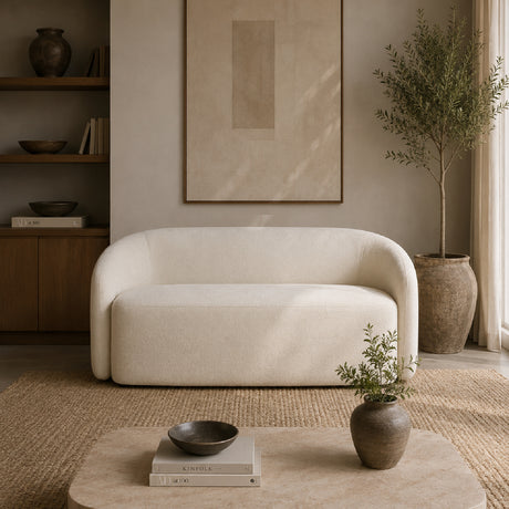   White Minimalist Sofa | Oroa.com