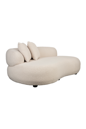 White Curved Sofa | DF Noxx | OROA.com