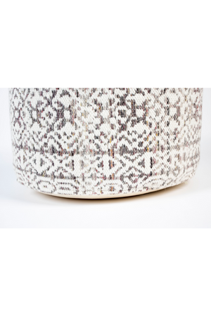 Printed Fabric Boho Pouf | DF Liv | Oroa.com
