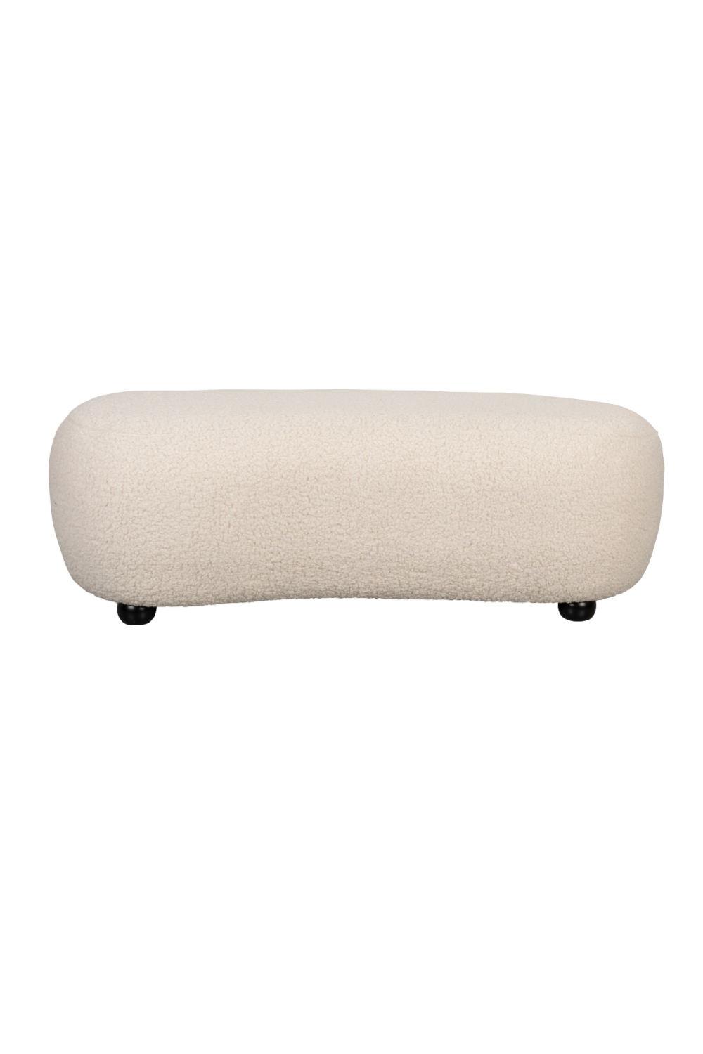 White Curved Hocker | DF Noxx | OROA.com
