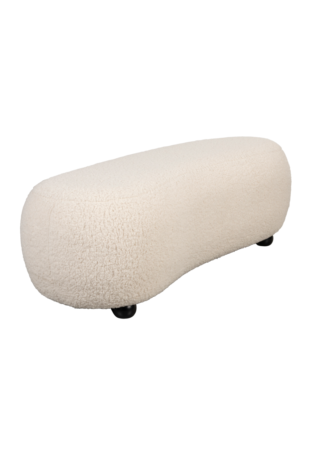 White Curved Hocker | DF Noxx | OROA.com