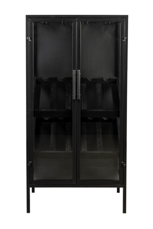 Black Wooden Wine Cabinet | DF Rob | Oroatrade.com